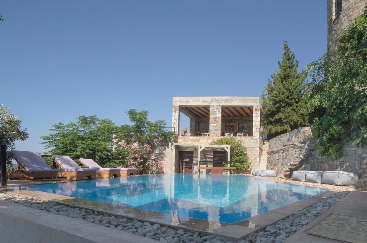 Pyrgos Traditional Village Ágios Kírykos Buitenkant foto