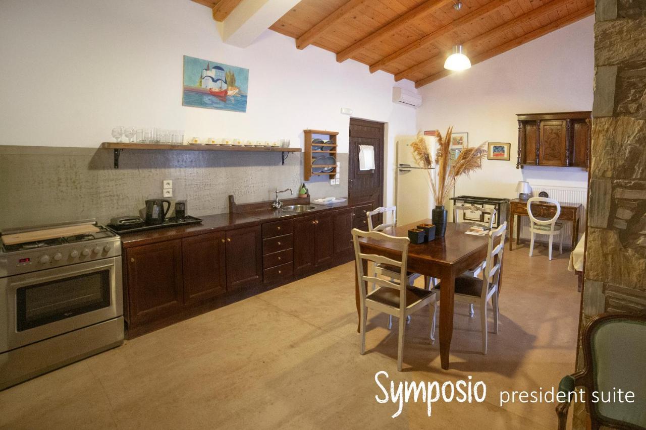 Pyrgos Traditional Village Ágios Kírykos Buitenkant foto