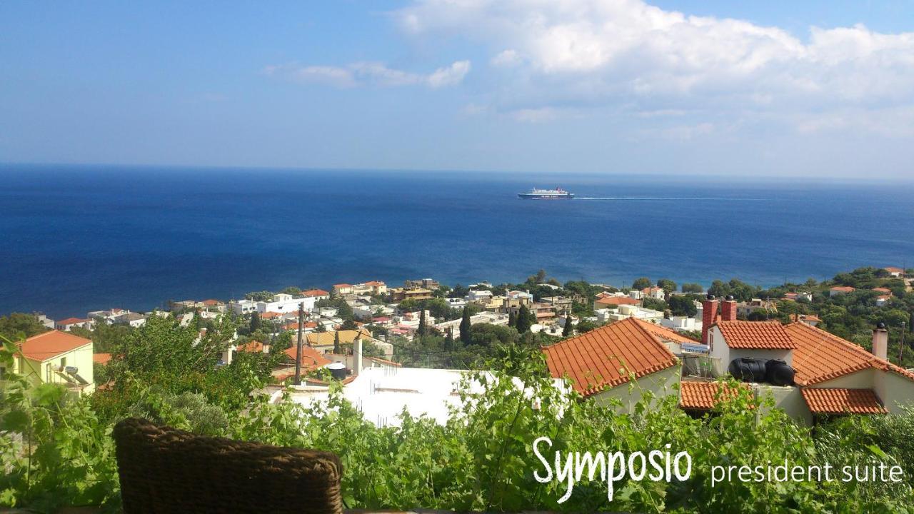 Pyrgos Traditional Village Ágios Kírykos Buitenkant foto